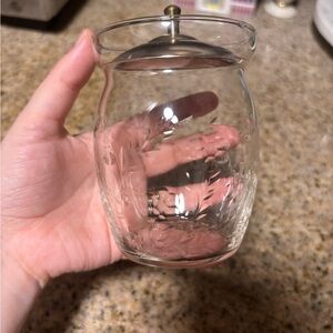 Clear Glass Jar with Lid